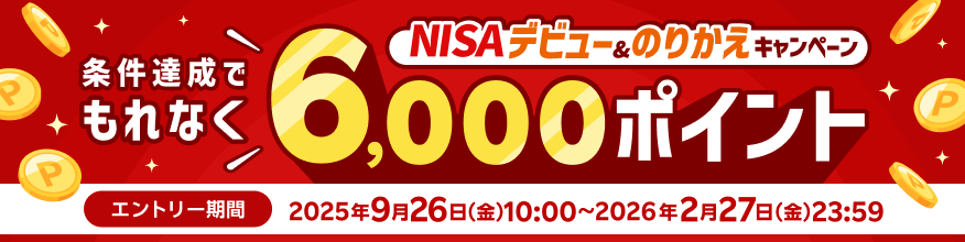 投信積立応援キャンペーン総額100万ポイント山分け!