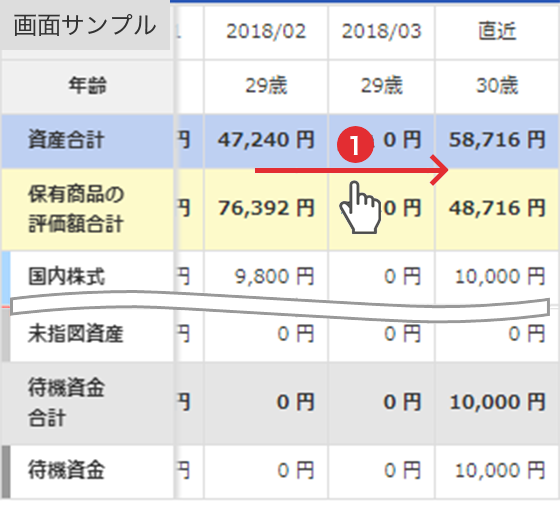 画面サンプル