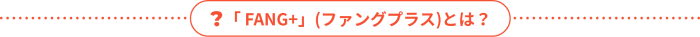 「FANG+」（ファングプラス）とは？