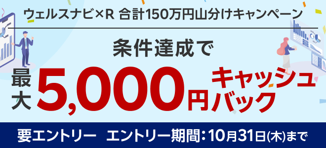 ウェルスナビ×R 山分けキャンペーン