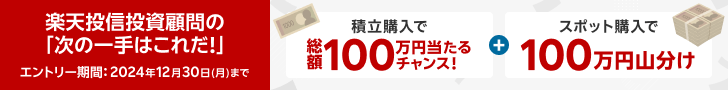 楽天投信投資顧問の「次の一手はこれだ！」